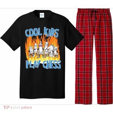 Chess Pieces Cool Kids Play Chess Pajama Set
