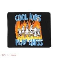Chess Pieces Cool Kids Play Chess Mousepad thumb 0