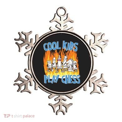 Chess Pieces Cool Kids Play Chess Ornament