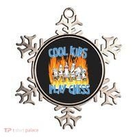 Chess Pieces Cool Kids Play Chess Ornament thumb 0