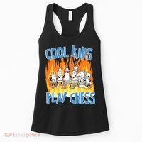 Chess Pieces Cool Kids Play Chess Women's Tank Top thumb 0
