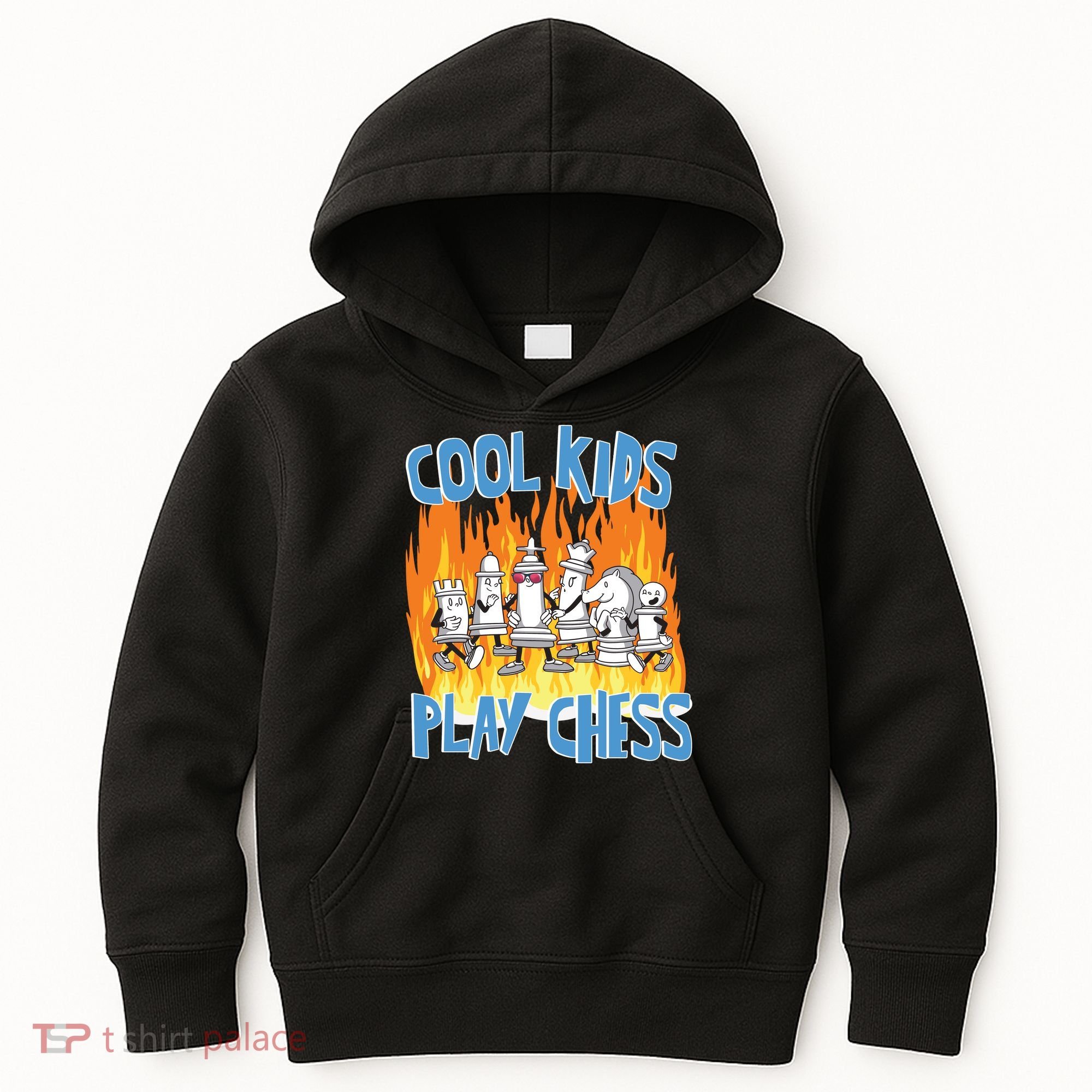 Chess Pieces Cool Kids Play Chess Kids Hoodie