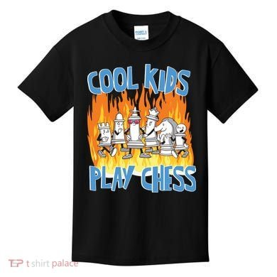 Chess Pieces Cool Kids Play Chess Kids T-Shirt