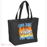 Chess Pieces Cool Kids Play Chess Tote Bag thumb 2