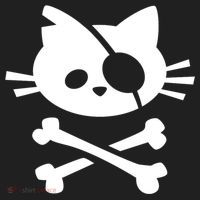 Cute Pirate Cat Skull And Crossbone Beanie thumb 2
