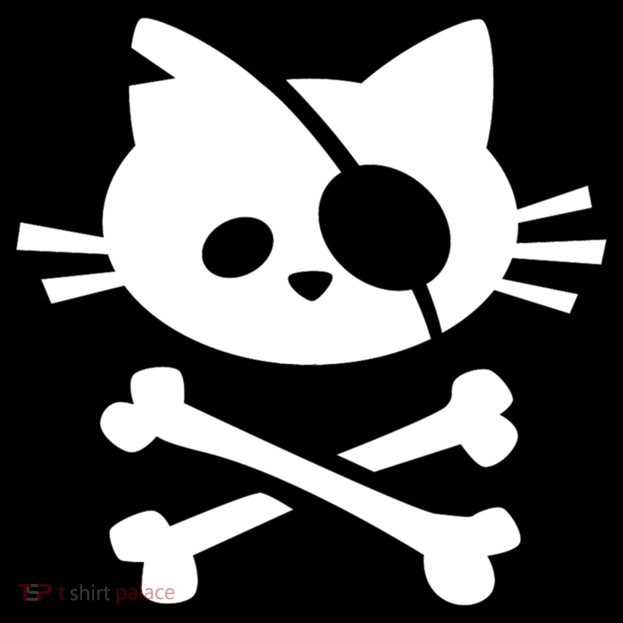 Cute Pirate Cat Skull And Crossbone Baby Bodysuit