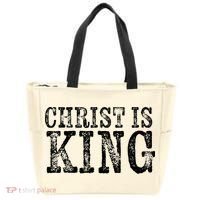Christian Political Christ Is King Tote Bag thumb 0