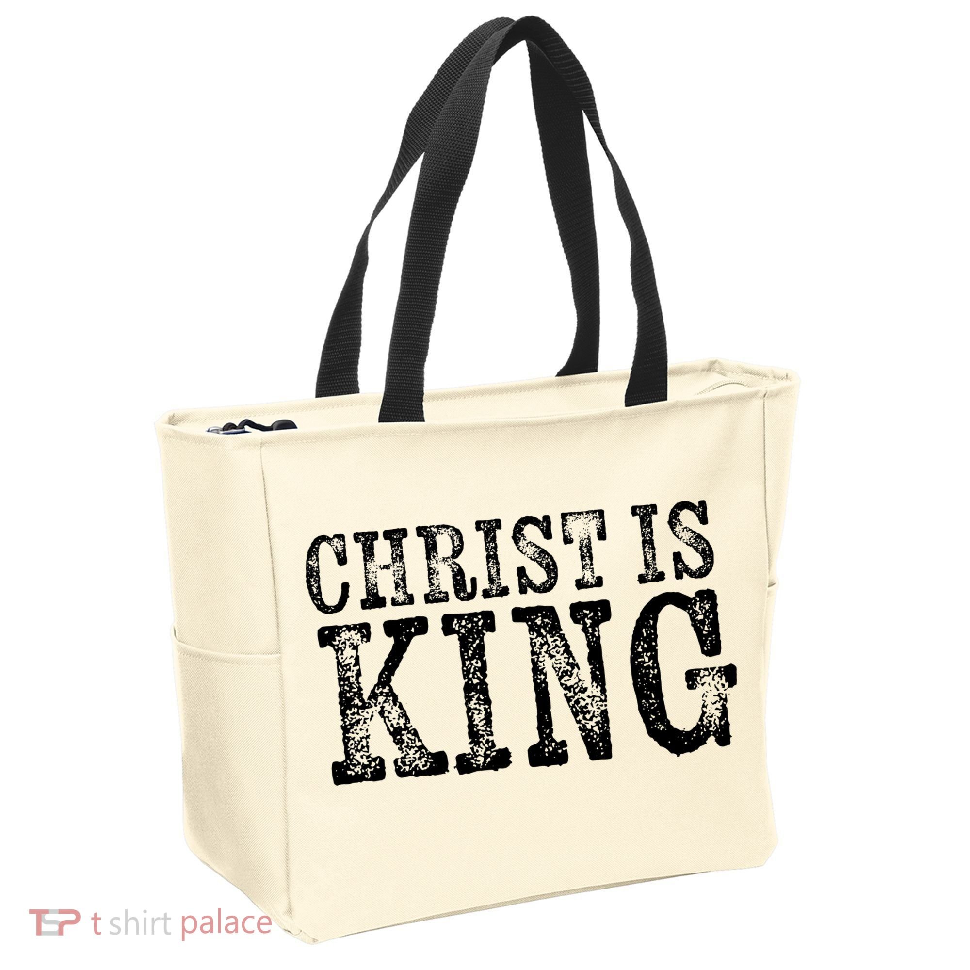 Christian Political Christ Is King Tote Bag