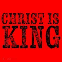 Christian Political Christ Is King Santa Hat thumb 1