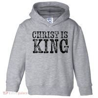 Christian Political Christ Is King Toddler Hoodie thumb 0
