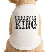 Christian Political Christ Is King Doggie Tank thumb 0