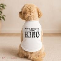 Christian Political Christ Is King Doggie Tank thumb 2