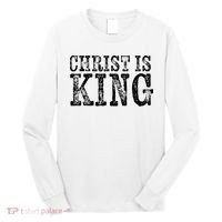 Christian Political Christ Is King Long Sleeve Shirt thumb 0