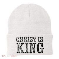 Christian Political Christ Is King Beanie thumb 0