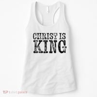 Christian Political Christ Is King Women's Tank Top thumb 0
