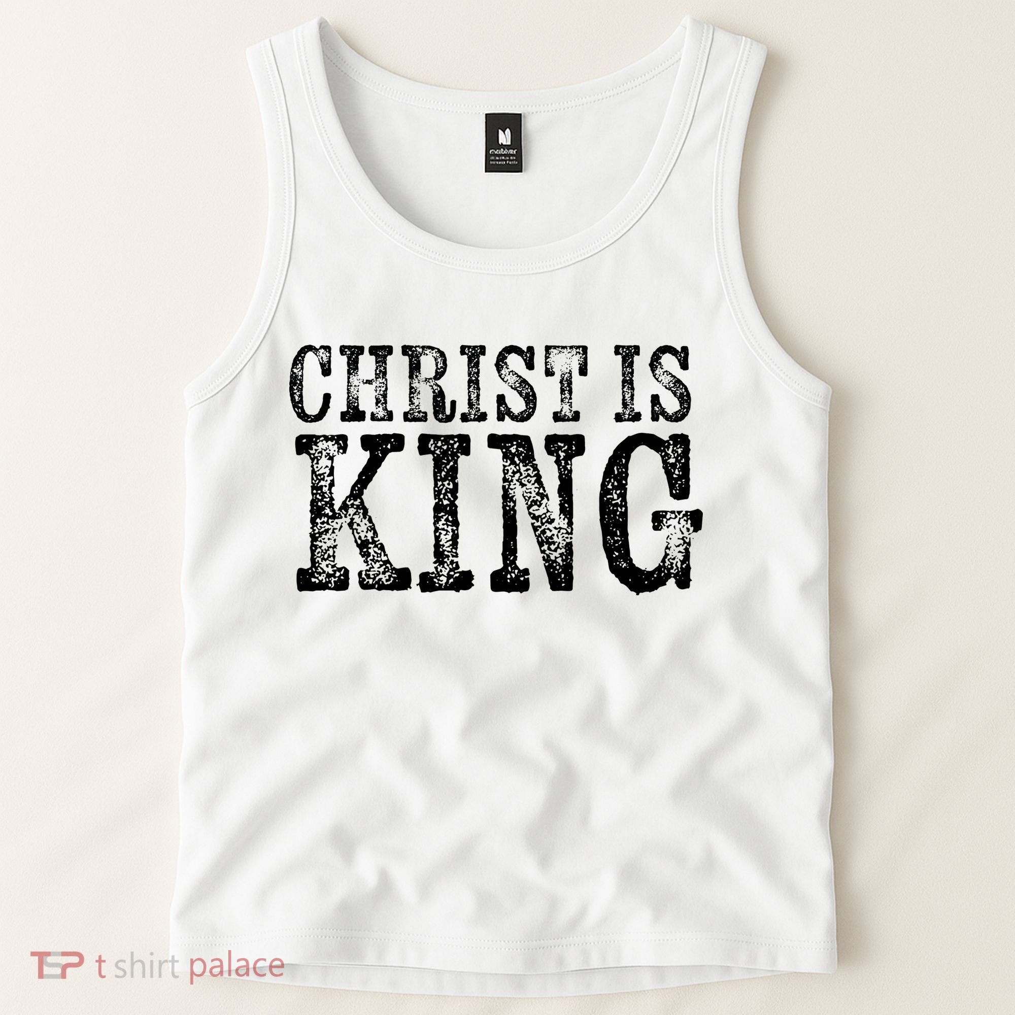 Christian Political Christ Is King Tank Top