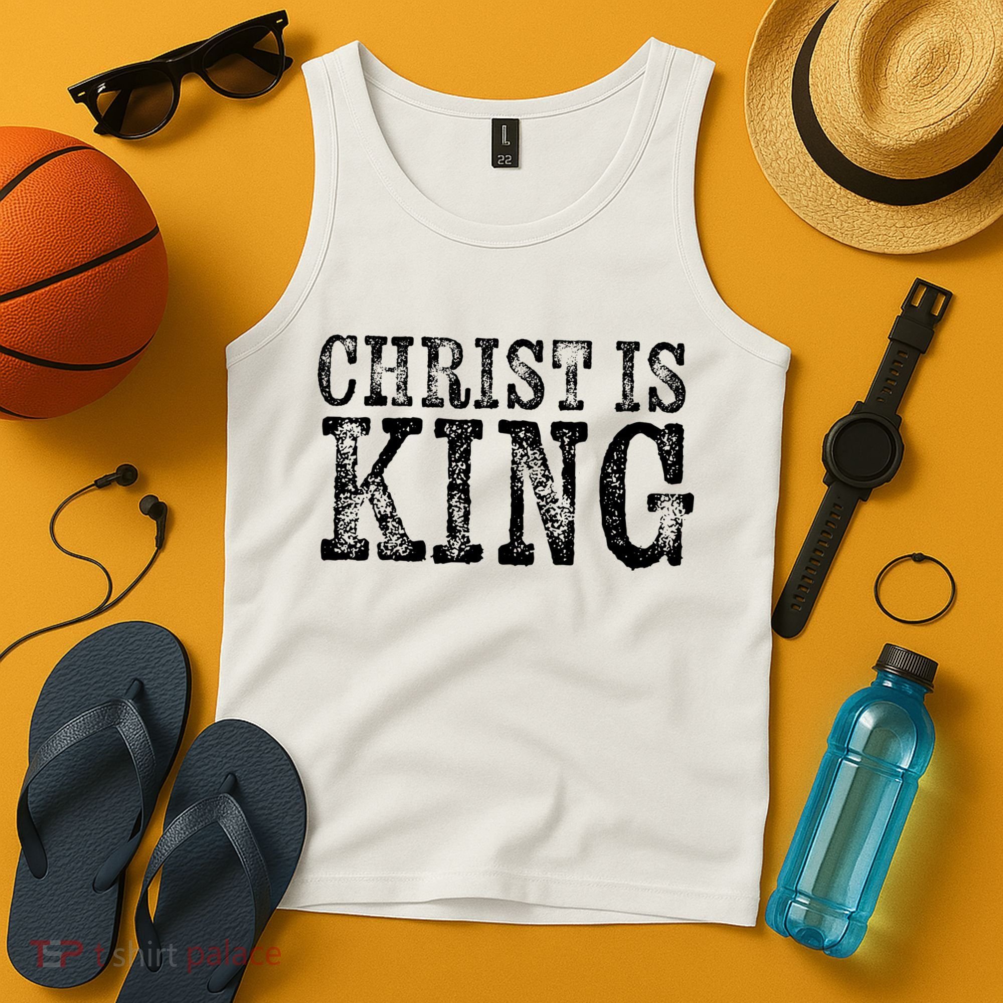 Christian Political Christ Is King Tank Top