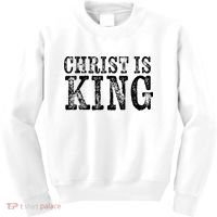 Christian Political Christ Is King Kids Sweatshirt thumb 0