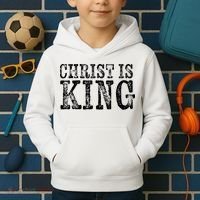 Christian Political Christ Is King Kids Hoodie thumb 2