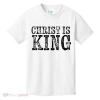 Christian Political Christ Is King Kids T-Shirt thumb 0