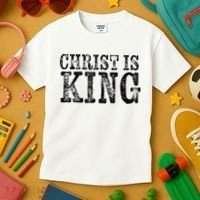 Christian Political Christ Is King Kids T-Shirt thumb 3
