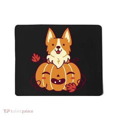 Cute Pumpkin Corgi Dog Halloween Mousepad