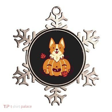 Cute Pumpkin Corgi Dog Halloween Ornament