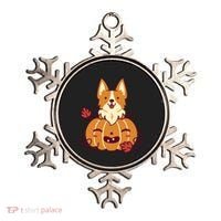 Cute Pumpkin Corgi Dog Halloween Ornament thumb 0