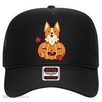 Cute Pumpkin Corgi Dog Halloween Hat thumb 0