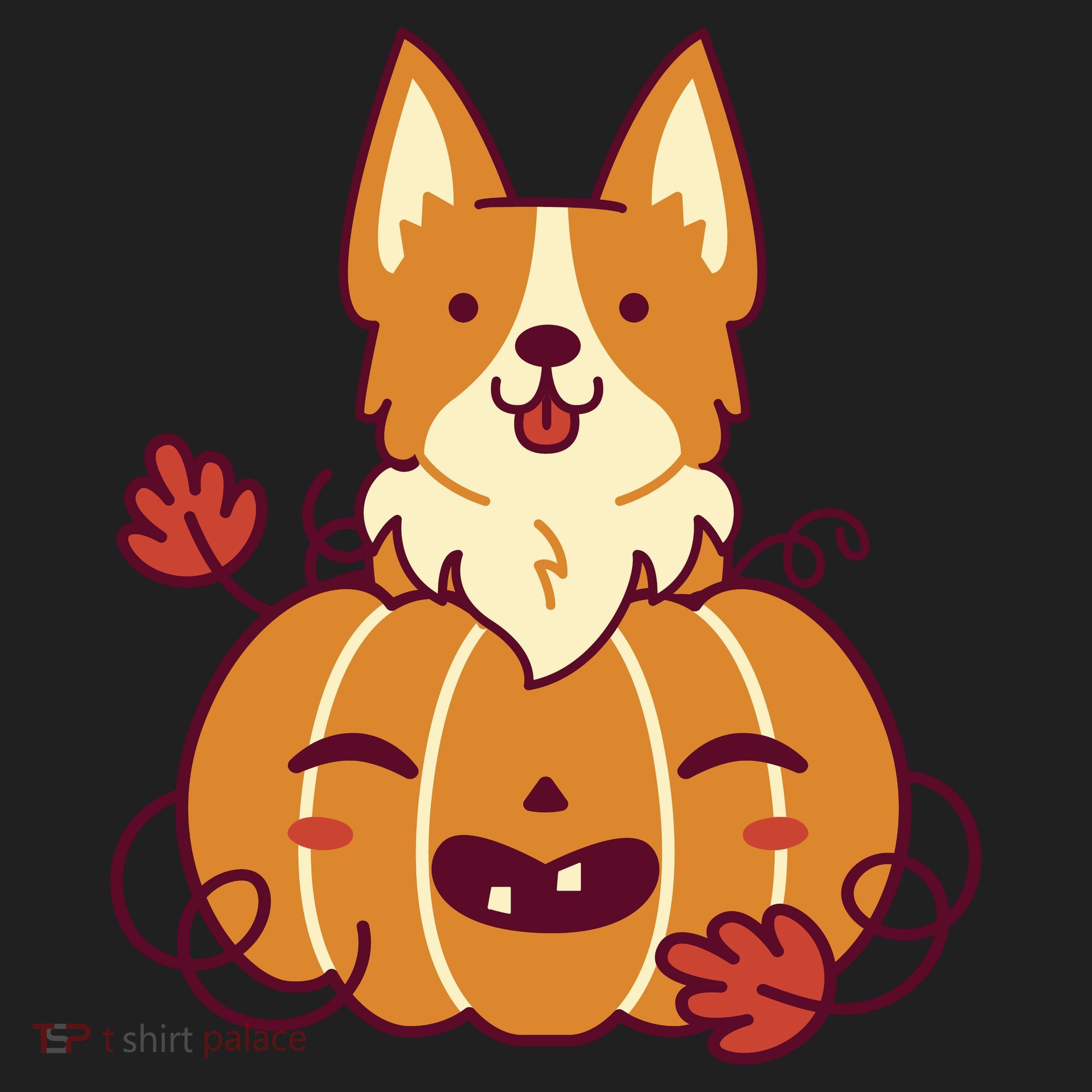 Cute Pumpkin Corgi Dog Halloween Hat