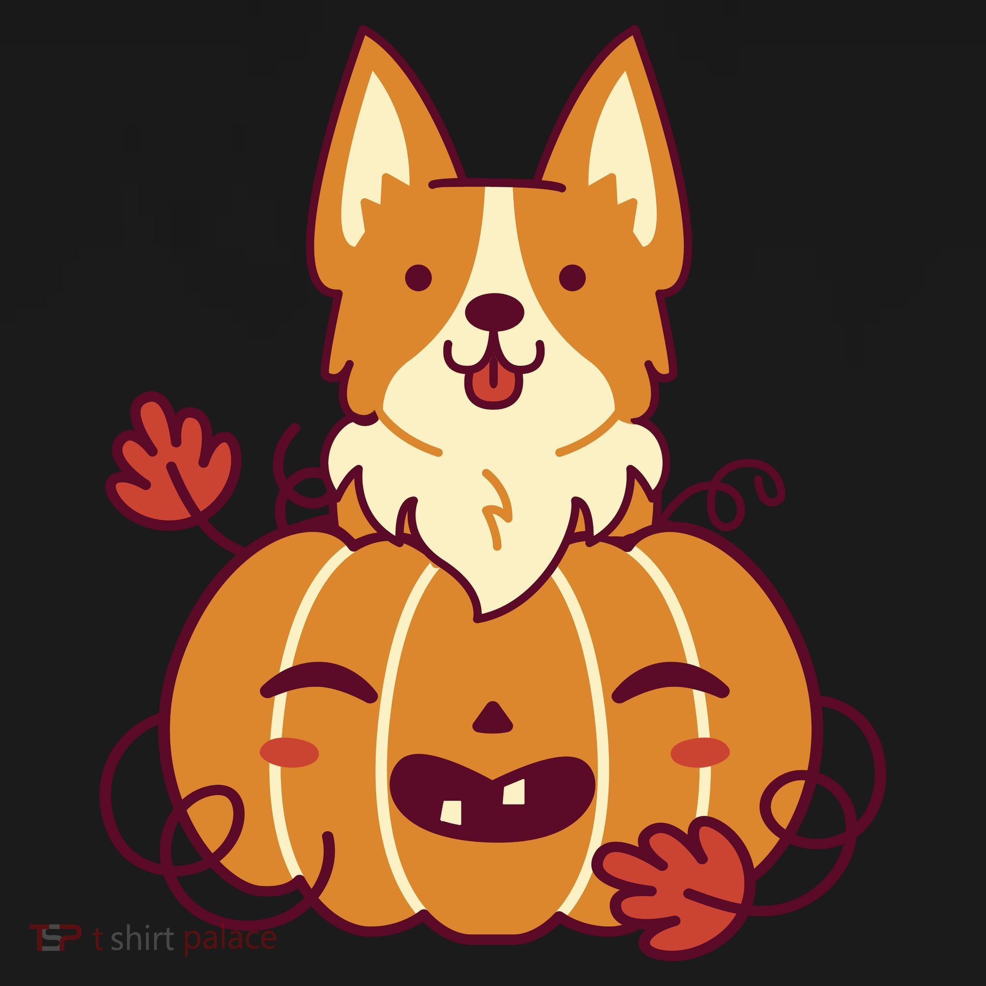 Cute Pumpkin Corgi Dog Halloween Visor