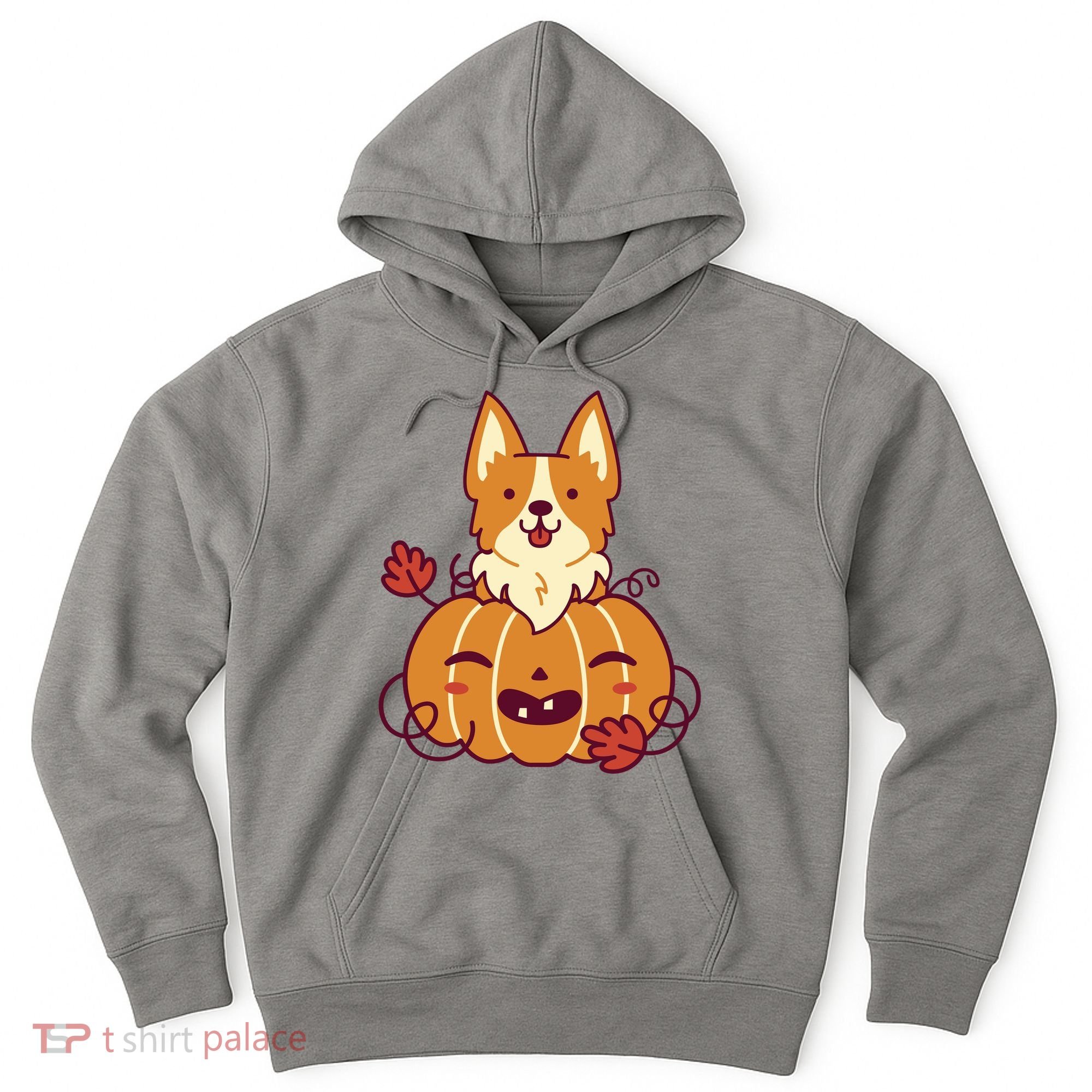 Cute Pumpkin Corgi Dog Halloween Hoodie