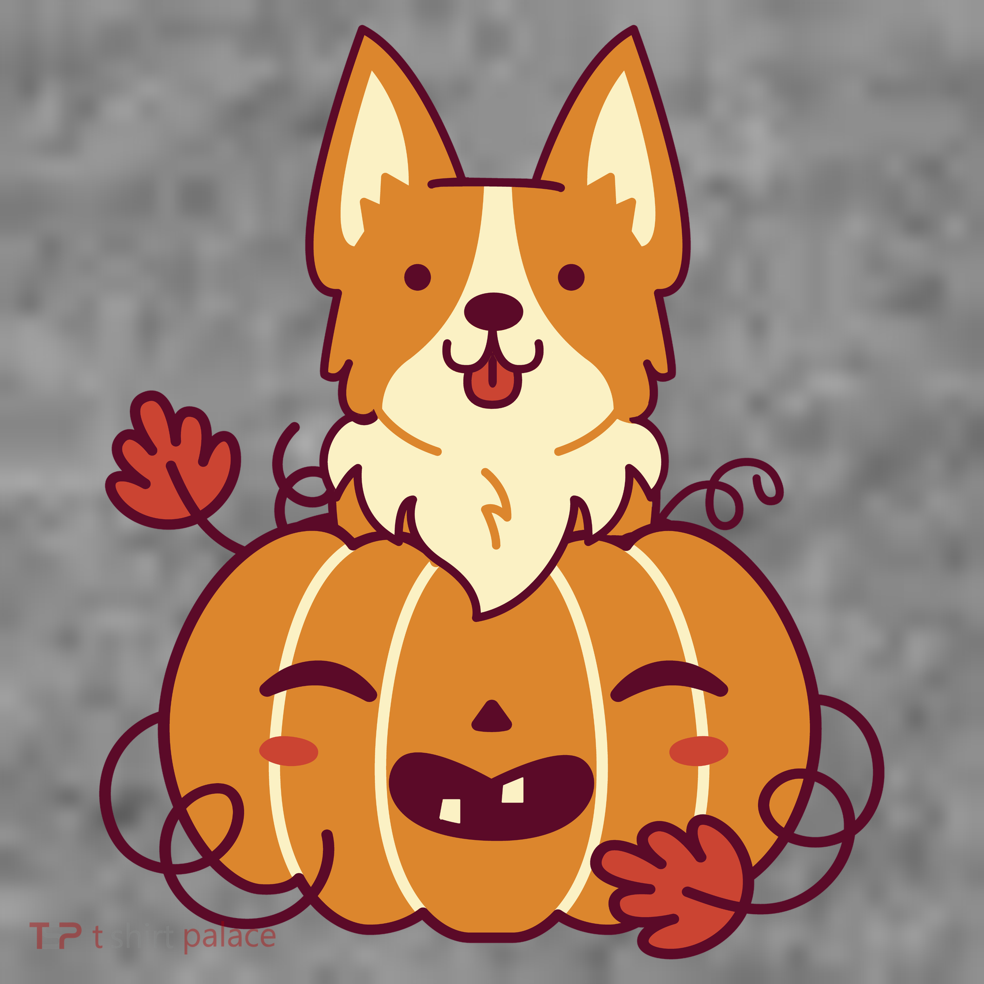 Cute Pumpkin Corgi Dog Halloween Tank Top