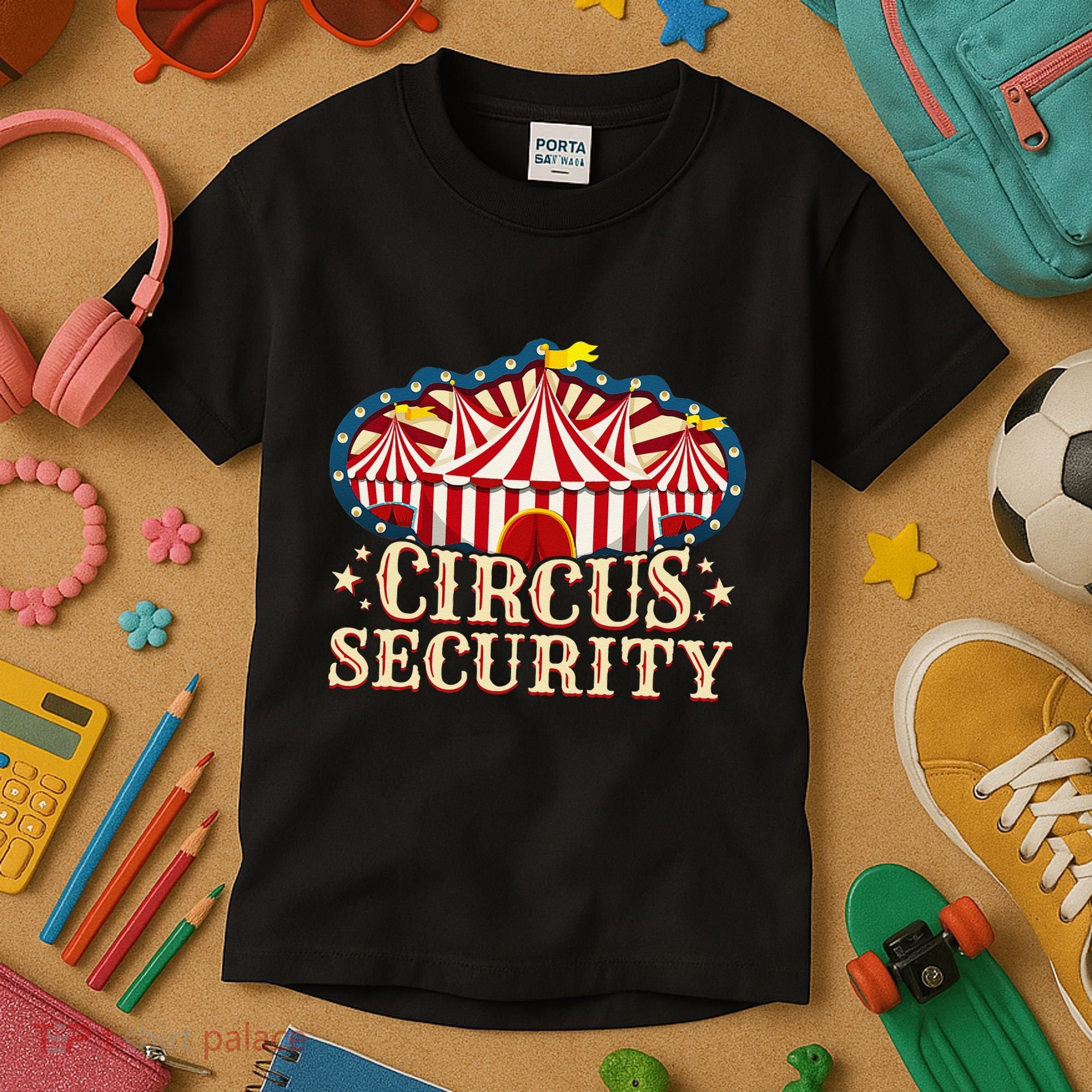 Circus Party Circus Security Kids T-Shirt