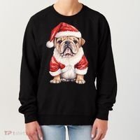 Christmas Pug Dog Cute Holiday Women's Sweatshirt thumb 0