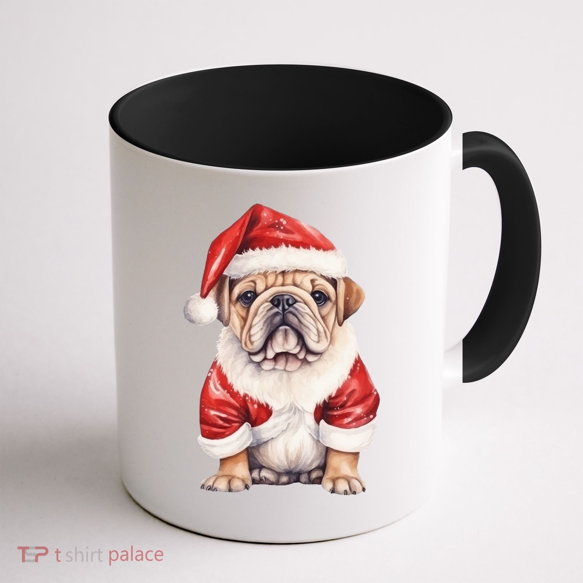 Christmas Pug Dog Cute Holiday Coffee Mug