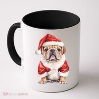 Christmas Pug Dog Cute Holiday Coffee Mug thumb 0