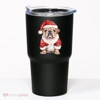 Christmas Pug Dog Cute Holiday Tumbler thumb 0