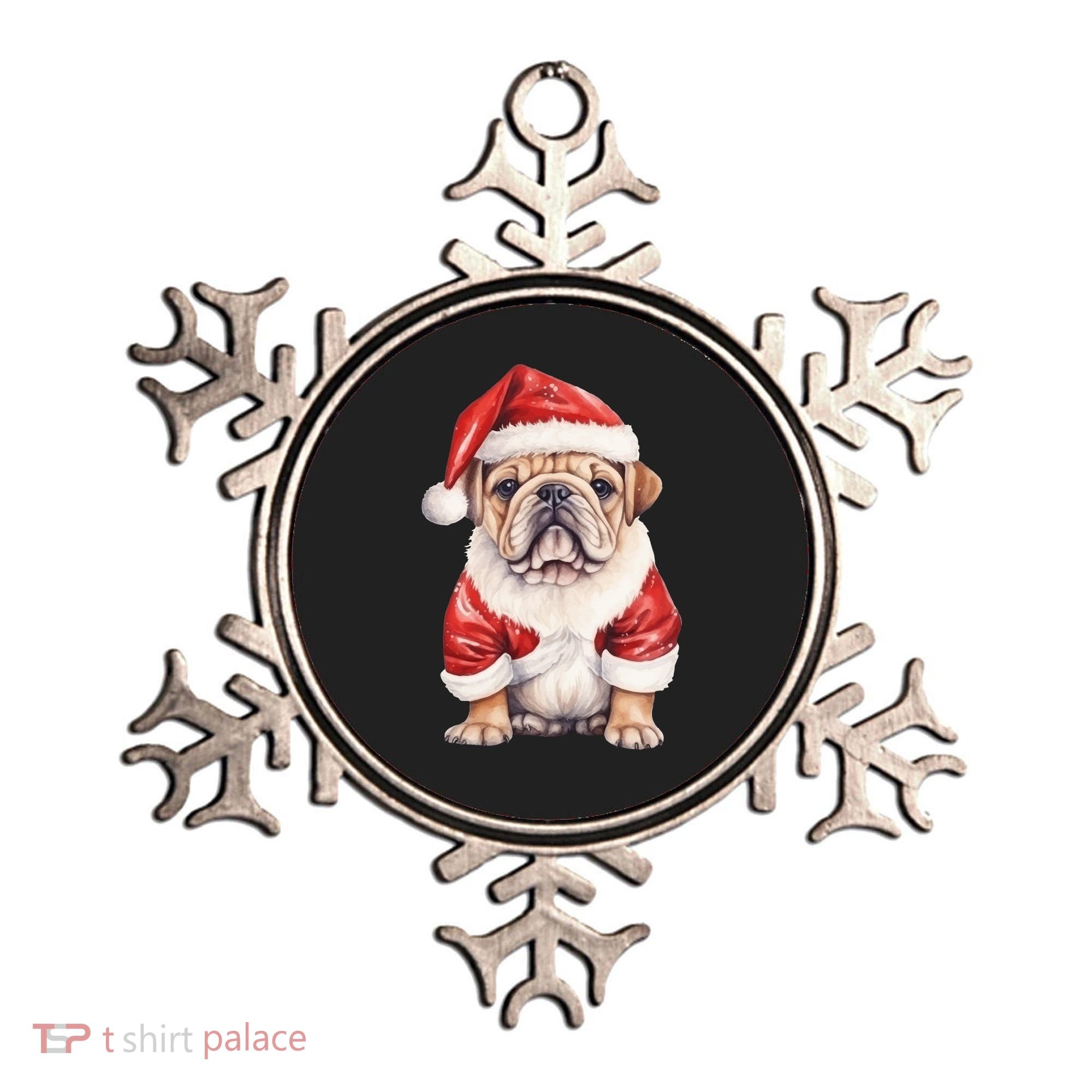 Christmas Pug Dog Cute Holiday Ornament