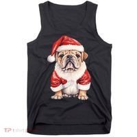 Christmas Pug Dog Cute Holiday Tank Top thumb 0