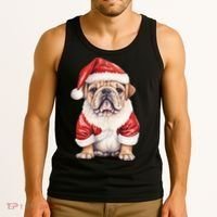 Christmas Pug Dog Cute Holiday Tank Top thumb 3