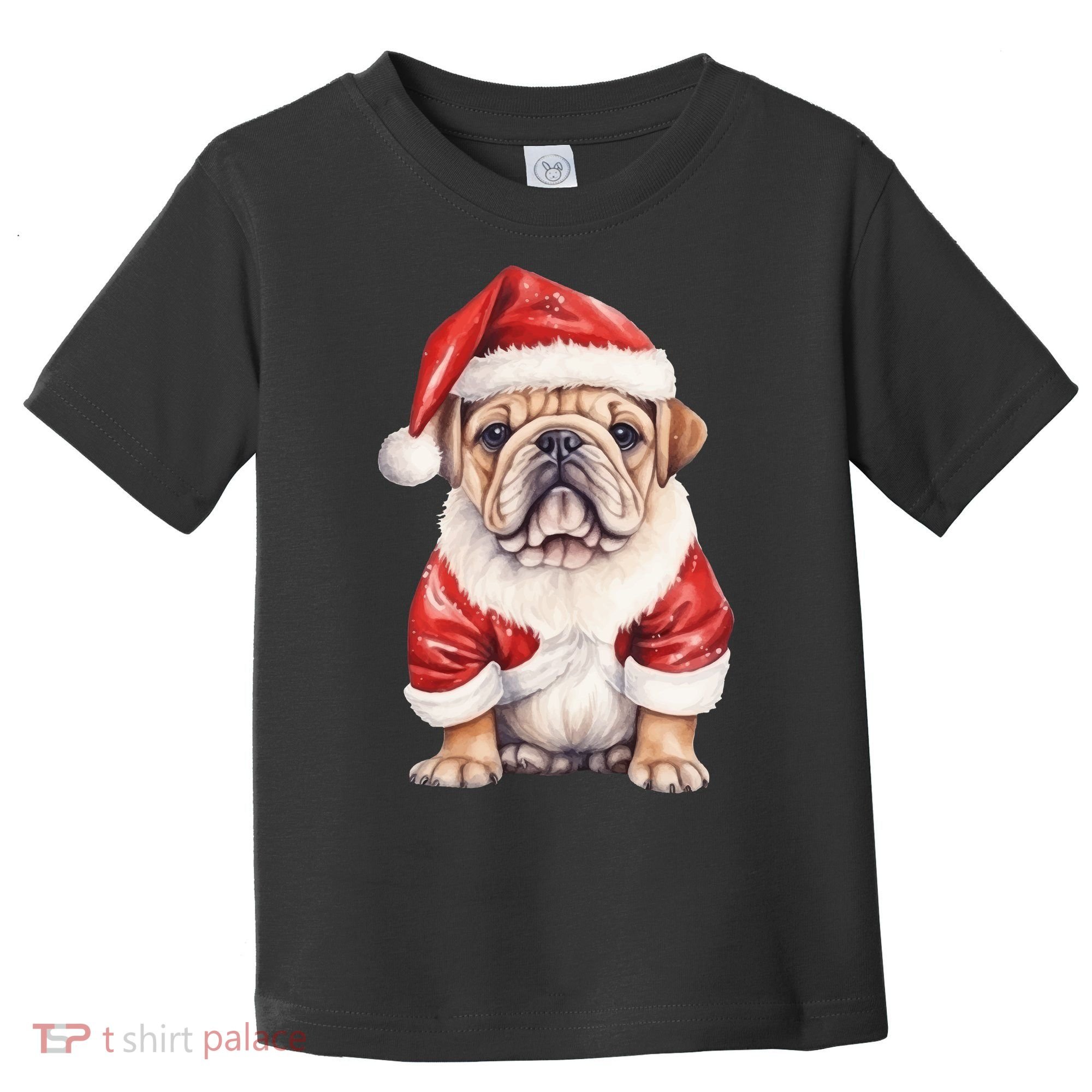 Christmas Pug Dog Cute Holiday Toddler T-Shirt