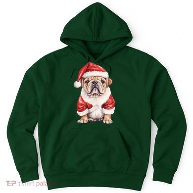 Christmas Pug Dog Cute Holiday Hoodie