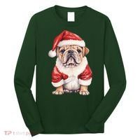 Christmas Pug Dog Cute Holiday Long Sleeve Shirt thumb 0