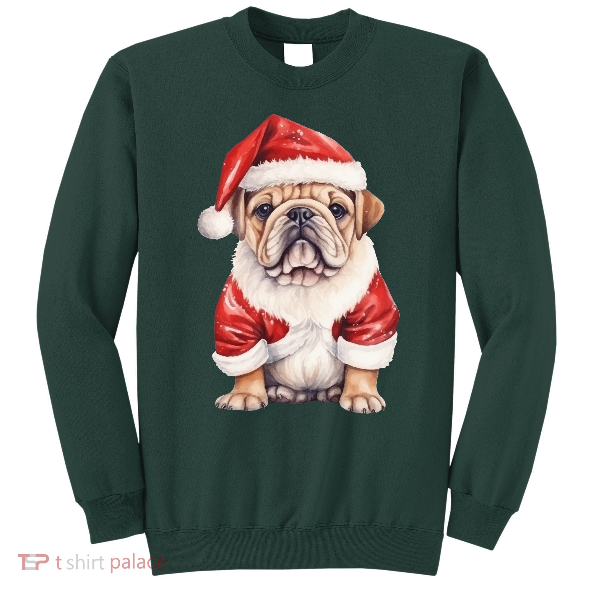 Christmas Pug Dog Cute Holiday Sweatshirt
