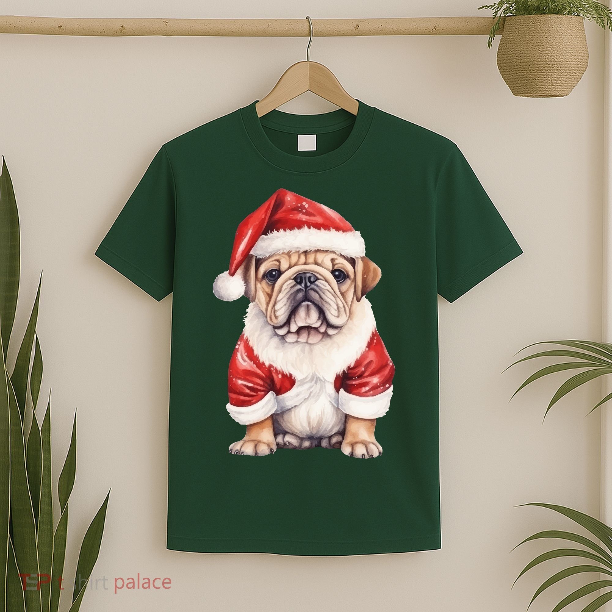 Christmas Pug Dog Cute Holiday T-Shirt