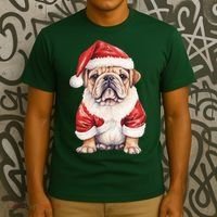 Christmas Pug Dog Cute Holiday T-Shirt thumb 3