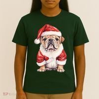 Christmas Pug Dog Cute Holiday T-Shirt thumb 4