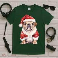 Christmas Pug Dog Cute Holiday T-Shirt thumb 5