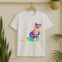 Colorful Polka Dots Dog International Dot Day T-Shirt thumb 2